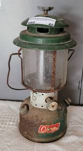 lot 45 image: VINTAGE COLEMAN MANTLE LANTERN AS SHOWN.
