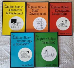 lot 93 image: SET OF 5 AARON BACALL THE LIGHTER SIDE OF... IN EDUCATION BOOKS AS SHOWN.