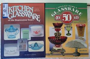 lot 94 image: LOT OF 2 GLASSWARE PRICE GUIDE BOOKS AS SHOWN. (SOLD 2 X THE MONEY)