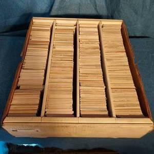 lot 2 image: Large box of baseball cards.&nbsp various years