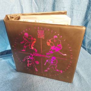 lot 4 image: Large binder of baseball cards.&nbsp a few slots in binder pages are empty