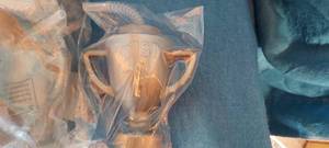 lot 42 image: Large bag of 1st place trophy cups with straws