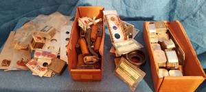 lot 53 image: huge lot of vintage NOS Ham radio parts and supplies
