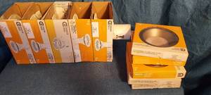lot 64 image: 5 new recessed lighting fixtures with 5 nickel finish cover plates