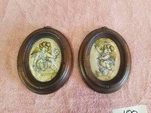 lot 100 image: Decorative framed tiles - Made it Italy - Very nice - DIFFERENT LOCATION - Pickup 011722