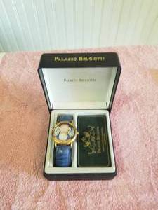 lot 104 image: Palazzo Brugiotti watch in case -  DIFFERENT LOCATION - Pickup 011722