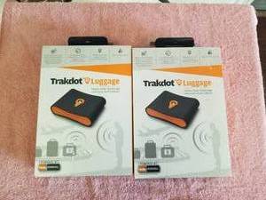 lot 105 image: Pair of Trakdot luggage trackers - DIFFERENT LOCATION - Pickup 011722
