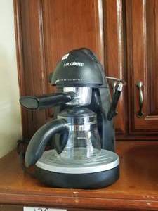 lot 138 image: Mr. Coffee coffee maker -  DIFFERENT LOCATION - Pickup 011722