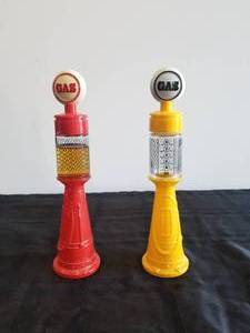 lot 4 image: Pair of Avon Gas pumps -