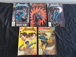 lot 27 image: Selection of 5 NighWing comics