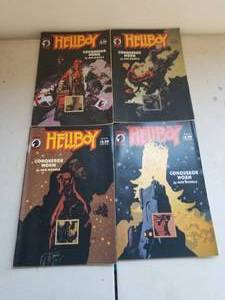 lot 41 image: Selection of 4 Hellboy comics