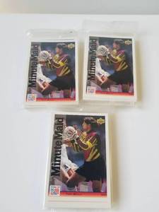 lot 91 image: Selection of 3 Upper Deck Soccer card sets