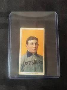 lot 57 image: Honus Wagner baseball card