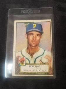 lot 61 image: Howie Pollet baseball card