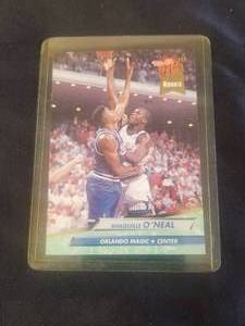 lot 83 image: Fleer Shaquille ONeal rookie basketball card