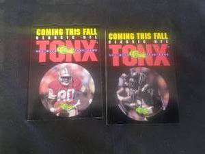 lot 84 image: Jerry Rice and Dion Sanders Tonx cards