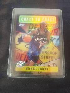 lot 92 image: Topps Michael Jordan basketball card