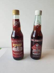 lot 237 image: Dr. Pepper collectible full bottles