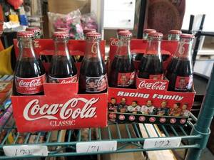lot 238 image: Lot of 2 Nascar themed Coca Cola 6 packs