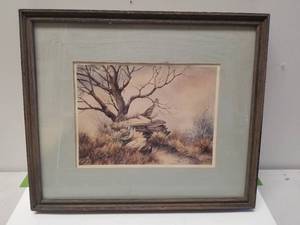 lot 269 image: WaterColor artwork -  13.5 by 16