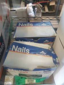 lot 289 image: Lot of 2 boxes of Galv DS lead head 2-12 nails