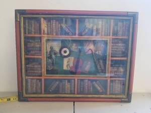 lot 282 image: Music themed framed art - 16 x 20