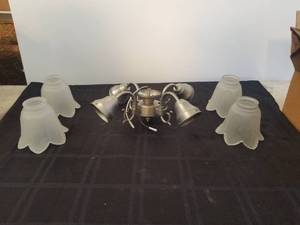 lot 357 image: Light fixture for ceiling fan
