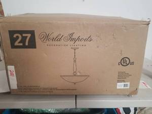 lot 281 image: Hanging light fixture