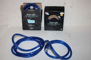 lot 156 image: IndoorOutdoor Rope Lights, 3 Total, Length is 12 Feet Each