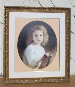 lot 157 image: Framed Wall Art William Bouguereaus The Story Book Glass Framed Print (30 x 34) from Kirklands PROCEEDS FROM THIS ITEM GOES TO SHARE-FEST TEXAS