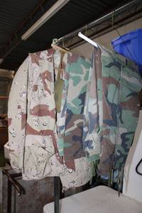 lot 26 image: Camouflage Ware and Boy Scouts Canteen, Please Preview for size
