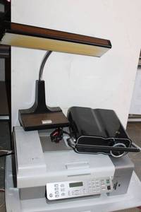 lot 178 image: Desk Light, Lexmark X5470 All-in-One Machine, and Wonderwall Projector 1625073