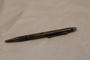 lot 194 image: Sterling silver Victorian dance card pencil. Marked Cross Sterling Made in USA Has some dents