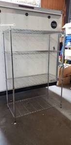 lot 12 image: Large Quantum NSF Adjustable Wire Shelf - 48L x 24W x 72H