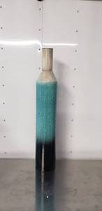 lot 49 image: Decorative 37 Metal Vase