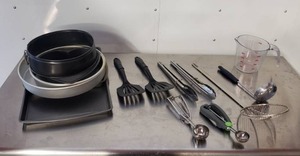 lot 54 image: Lot of Pans and Cooking Utensils