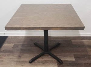 lot 66 image: Beautiful Solid Wood Top Square Table - 36 x 36