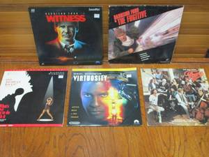 lot 11 image: 5 MOVIE TITLES ON LASERDISC, GREAT CONDITION