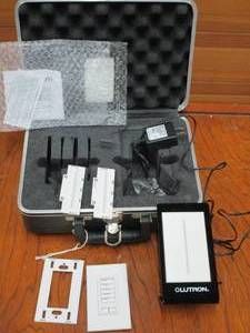 lot 16 image: LUTRON TOUCH LIGHT DIMMER SWITCH, LUTRON BUTTON WALLSTATION, CASE &amp INSTRUCTIONS FOR WALLSTATION INCL, PREVIEW RECOMMENDED