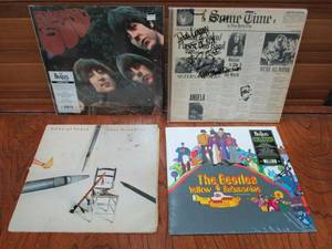lot 17 image: THE BEETLES, JOHN &amp YOKO, PAUL McCARTNEY, ALL ON 33s, 4 ALBUMS ON VINYL, SEE PICS &amp DESCRIPTION