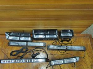 lot 81 image: LOT OF LED BARLIGHTS FOR VEHICLE, TALON SLIM DASH LIGHTS BY WHILEN ENGINEERING COMPANY INC.