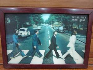 lot 119 image: BEATLES MOVING FRAMED PICTURE...THE BEATLES&nbsp ABBEY ROAD 