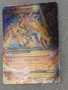 lot 169 image: ULTRA RARE POKEMON MEGA CHARIZARD EX 2014,, FULL ART CARD, HOLO, 13106
