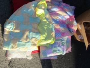 lot 101 image: Lot of homemade quilts and baby blankets