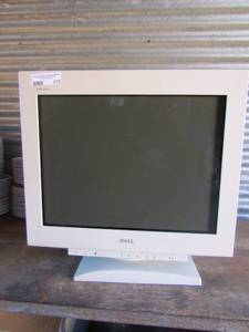 lot 175 image: Dell Triton  series white computer screen no plug