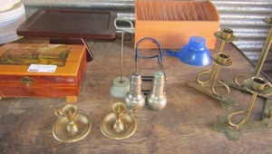 lot 178 image: Jewlery box, small bed reading stand