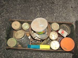 lot 236 image: Lot- screws, nails, nuts and bolts LOTS
