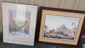 lot 313 image: Art- Ocean view 35x29 Sounds of the Summit 24x30