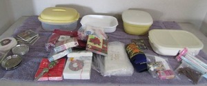 lot 45 image: Tupperware, napkin holders, coasters and more