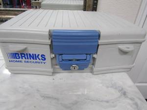 lot 22 image: Brinks home security safe unknown if key is available